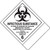 Infectious Substance Dot Shipping Label- Blank