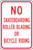 no skateboarding roller blading or bicycle riding sign FRP258RA no skateboarding roller blading or bicycle riding sign FRP258RA