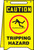 Caution Tripping Hazard W/graphic