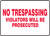 No Trespassing Violators Will Be Prosecuted - Accu-Shield - 7'' X 10''