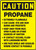 Caution Propane Warning Sign MCPG620VP