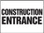 Construction Entrance Sign MADM500VA