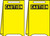 Reversible Fold Up Sign- Caution / Caution Reversible Fold Up Sign- Caution / Caution