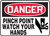 Danger - Pinch Point Watch Your Hands 1
