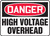 Danger - High Voltage Overhead - Plastic - 10'' X 14''