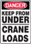 Danger - Keep From Under Crane Loads