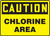 Caution - Chlorine Area - Plastic - 10'' X 14'' Caution - Chlorine Area - Plastic - 10'' X 14''