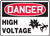 Danger - High Voltage (W/Graphic) - .040 Aluminum - 7'' X 10''