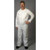 Disposable White Coveralls Zip Front  Large 25/Case