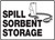 Spill Sorbent Storage (W/Graphic) - .040 Aluminum - 7'' X 10''