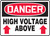 Danger - High Voltage Keep Away Sign