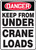Danger - Keep From Under Crane Loads - Accu-Shield - 14'' X 10''