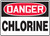 MCHL194VS danger chlorine sign