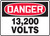 Danger - 13,200 Volts