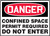 Danger - Confined Space Permit Required Do Not Enter - .040 Aluminum - 10'' X 14'' Danger - Confined Space Permit Required Do Not Enter - .040 Aluminum - 10'' X 14''