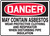 Danger - May Contain Asbestos Wear Protective Clothing And Respirator When Disturbing Pipe Insulations