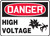 Danger - High Voltage (W/Graphic) - Aluma-Lite - 7'' X 10''