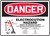 Electrocution Hazard Death Or Serious Injury Maintain Minimum Clearances Between Crane And/Or Load Being Handled And Energized Power Lines (W/ Minimum Clearance Distance Chart) - Aluma-Lite - 7'' X 10''