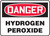 Danger - Hydrogen Peroxide - Adhesive Vinyl - 10'' X 14''