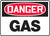 Danger - Gas - Dura-Plastic - 10'' X 14''