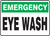 Emergency Eye Wash - Adhesive Vinyl - 7'' X 10''