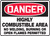 Danger - Highly Combustible Area No Welding, Burning Or Open Flames Permitted - Dura-Fiberglass - 10'' X 14'' Danger - Highly Combustible Area No Welding, Burning Or Open Flames Permitted - Dura-Fiberglass - 10'' X 14''