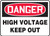 Danger - Keep Out - Adhesive Dura-Vinyl - 7'' X 10''