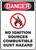Danger - Danger No Ignition Sources Combustible Dust Hazard W/Graphic - Aluma-Lite - 14'' X 10''