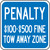 (virginia) Penalty $100-$500 Fine Tow Away Zone