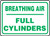 Breathing Air Full Cylinders - Dura-Fiberglass - 10'' X 14''