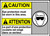 Caution Eye Protection Must Be Worn In This Area (W/Graphic)