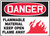 Danger - Flammable Material Keep Open Flame Away Danger - Flammable Material Keep Open Flame Away