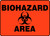 Biohazard Area Sign