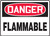 MCHL228VS danger flammable sign