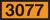 Orange 4 Digit Panels- 3077 (hazardous Waste, Soild, N.O.S.)