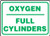 Oxygen Full Cylinders - Re-Plastic - 10'' X 14''