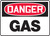 Danger - Gas - .040 Aluminum - 10'' X 14''