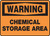 Warning - Chemical Storage Area - Adhesive Dura-Vinyl - 10'' X 14'' Warning - Chemical Storage Area - Adhesive Dura-Vinyl - 10'' X 14''