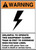 Warning - Warning Unlawful To Operate This Equipment Closer Than 20 Feet To Overhead High-Voltage Lines Contact With Power Lines Can Result In Death Or Serious Burns - Dura-Plastic - 14'' X 10''