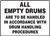 All Empty Drums Are To Be Handled In Accordance With Drum