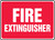 Fire Extinguisher - Dura-Plastic - 7'' X 10'' 2