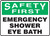 Safety First - Emergency Shower Eye Bath - Accu-Shield - 10'' X 14''