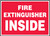 Fire Extinguisher Inside - Aluma-Lite - 10'' X 14''