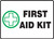 First Aid Kit - Plastic - 7'' X 10''