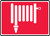 Fire Hose Symbol - Adhesive Dura-Vinyl - 7'' X 10'' Fire Hose Symbol - Adhesive Dura-Vinyl - 7'' X 10''