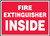 Fire Extinguisher Inside - Dura-Plastic - 10'' X 14''