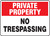 Notice - No Trespassing - Aluma-Lite - 7'' X 10''