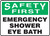 Safety First - Emergency Shower Eye Bath - Plastic - 10'' X 14''