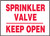 Sprinkler Valve Keep Open
