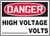 Danger - High Voltage ___ Volts - Adhesive Dura-Vinyl - 10'' X 14'' Danger - High Voltage ___ Volts - Adhesive Dura-Vinyl - 10'' X 14''